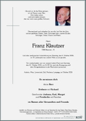 Franz Klautzer